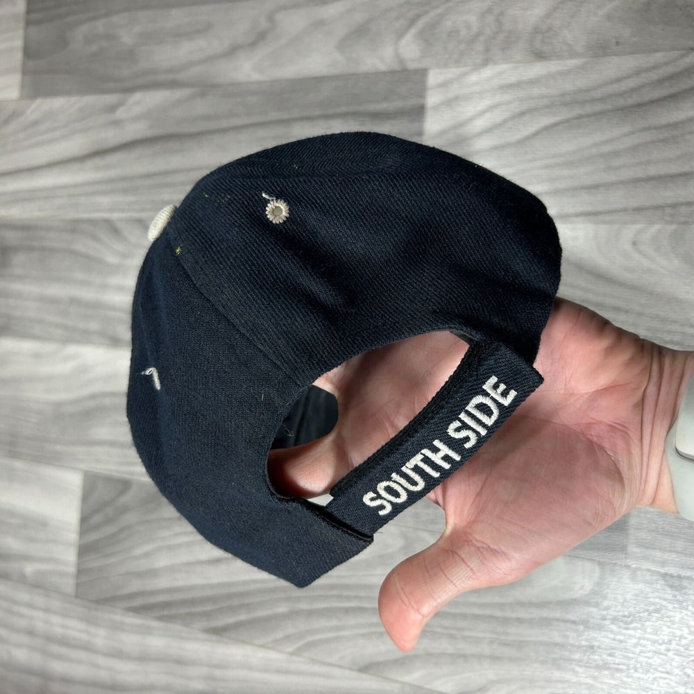 Southside City Baseball‎ Hat Men's Black Embroidered Adjustable Strapback Cap - Picture 4 of 9